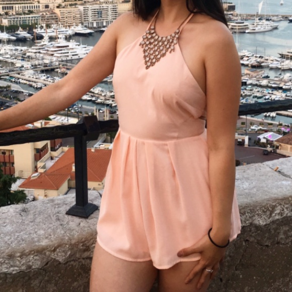 Baby pink romper